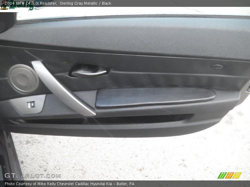 Sterling Gray Metallic / Black 2004 BMW Z4 3.0i Roadster