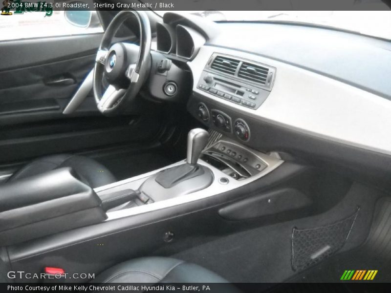 Sterling Gray Metallic / Black 2004 BMW Z4 3.0i Roadster