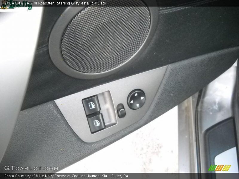 Sterling Gray Metallic / Black 2004 BMW Z4 3.0i Roadster
