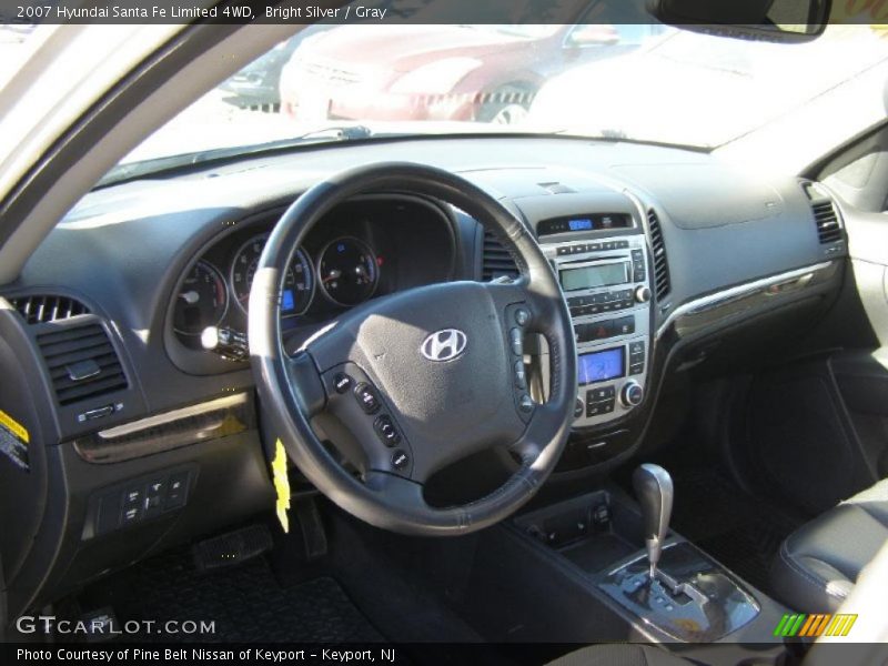 Bright Silver / Gray 2007 Hyundai Santa Fe Limited 4WD