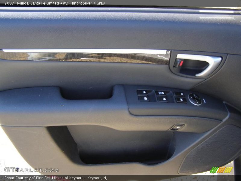 Bright Silver / Gray 2007 Hyundai Santa Fe Limited 4WD