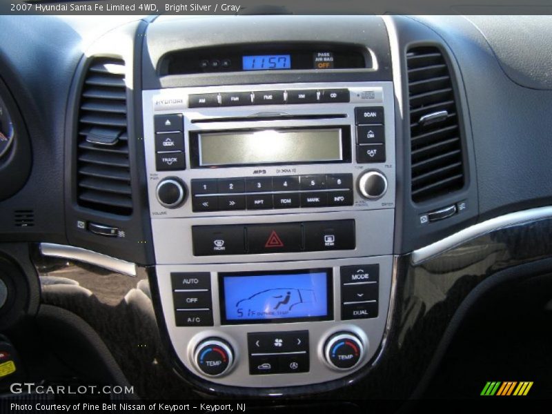 Bright Silver / Gray 2007 Hyundai Santa Fe Limited 4WD