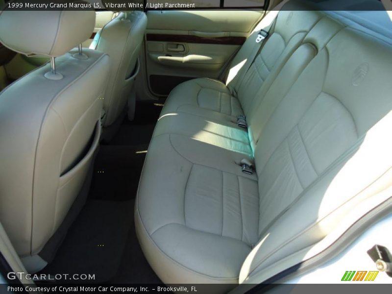 Vibrant White / Light Parchment 1999 Mercury Grand Marquis LS