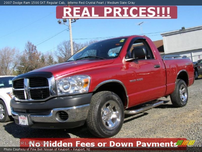 Inferno Red Crystal Pearl / Medium Slate Gray 2007 Dodge Ram 1500 SXT Regular Cab