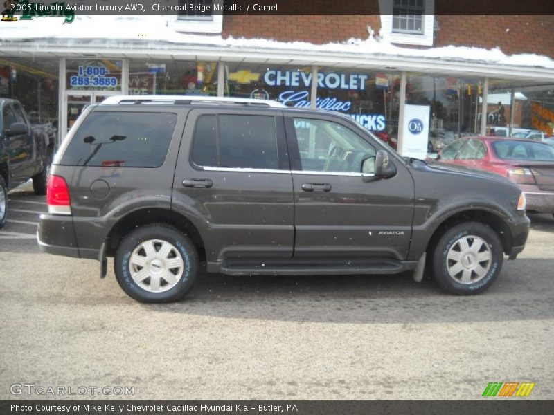 Charcoal Beige Metallic / Camel 2005 Lincoln Aviator Luxury AWD