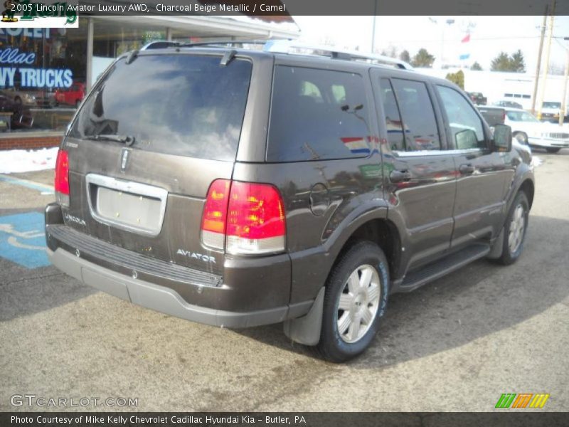 Charcoal Beige Metallic / Camel 2005 Lincoln Aviator Luxury AWD