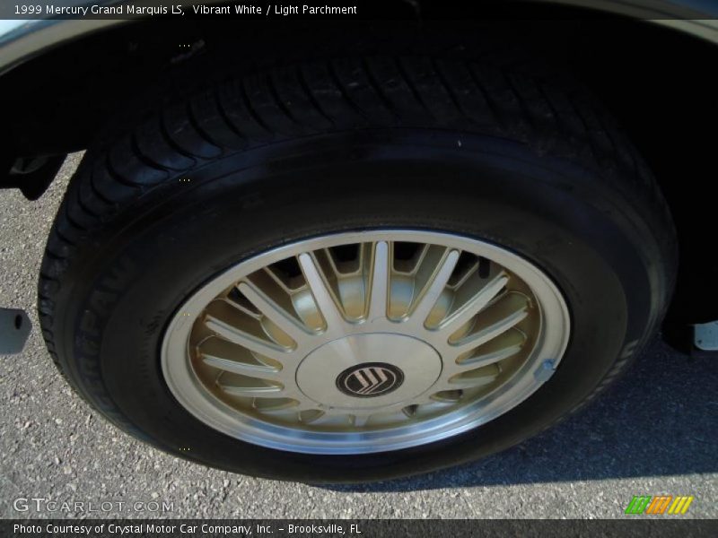 Vibrant White / Light Parchment 1999 Mercury Grand Marquis LS