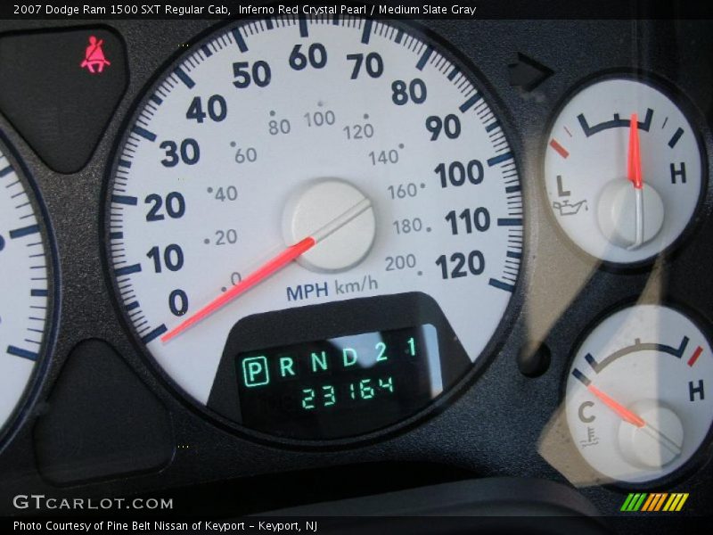Inferno Red Crystal Pearl / Medium Slate Gray 2007 Dodge Ram 1500 SXT Regular Cab