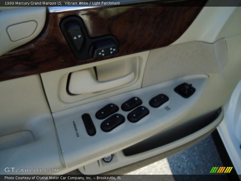 Vibrant White / Light Parchment 1999 Mercury Grand Marquis LS
