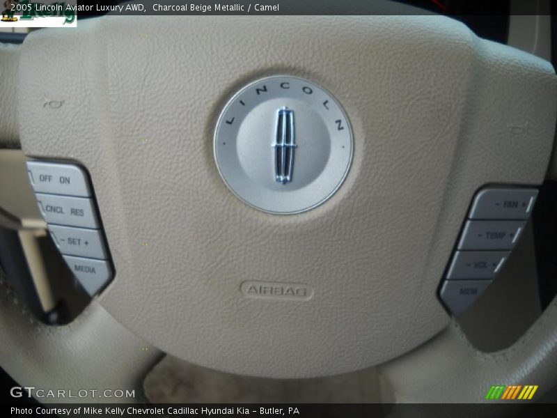 Charcoal Beige Metallic / Camel 2005 Lincoln Aviator Luxury AWD