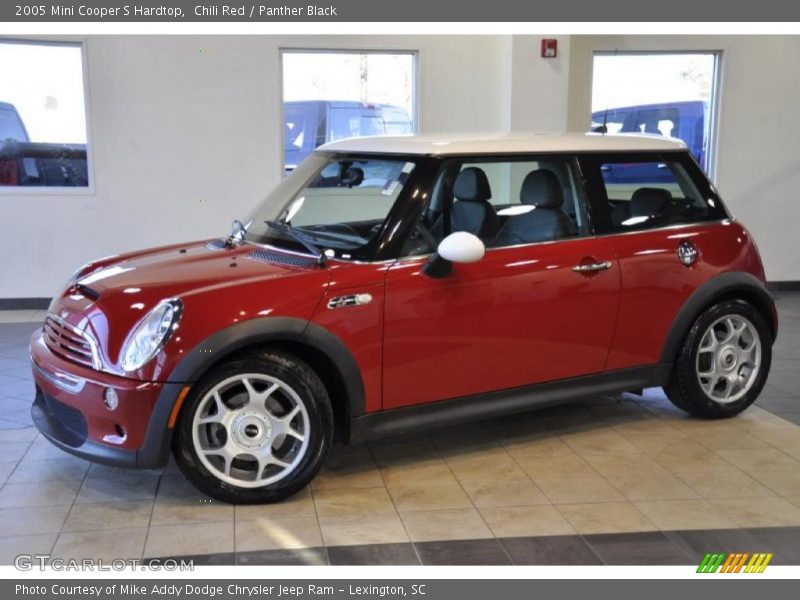 Chili Red / Panther Black 2005 Mini Cooper S Hardtop