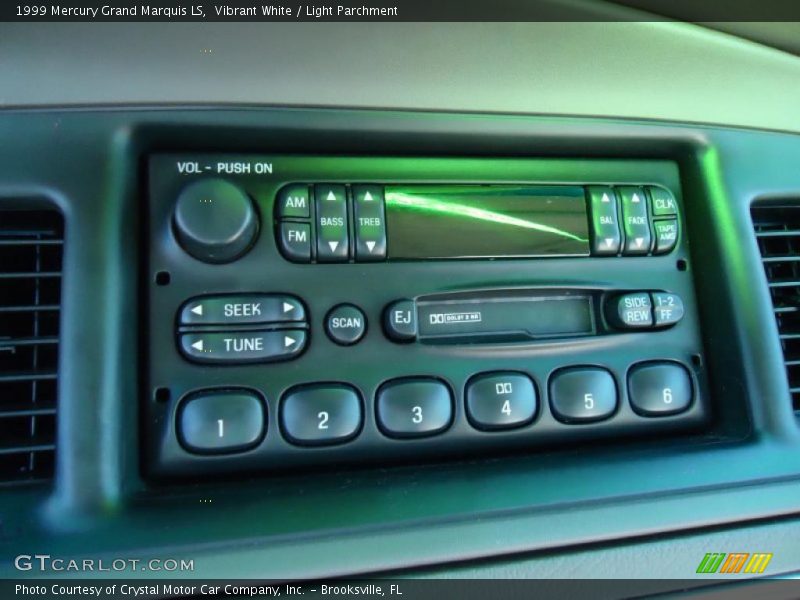 Vibrant White / Light Parchment 1999 Mercury Grand Marquis LS