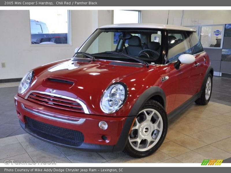 Chili Red / Panther Black 2005 Mini Cooper S Hardtop