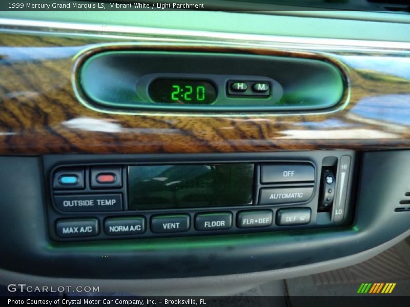 Vibrant White / Light Parchment 1999 Mercury Grand Marquis LS