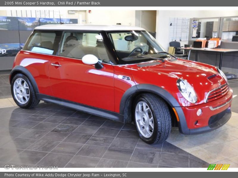 Chili Red / Panther Black 2005 Mini Cooper S Hardtop