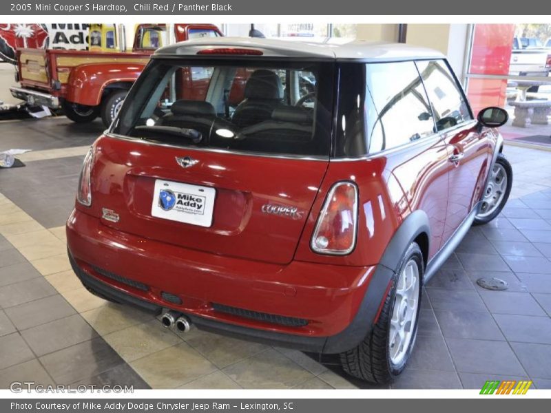 Chili Red / Panther Black 2005 Mini Cooper S Hardtop