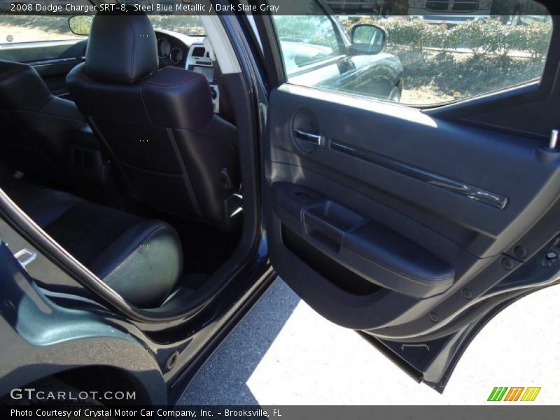 Steel Blue Metallic / Dark Slate Gray 2008 Dodge Charger SRT-8