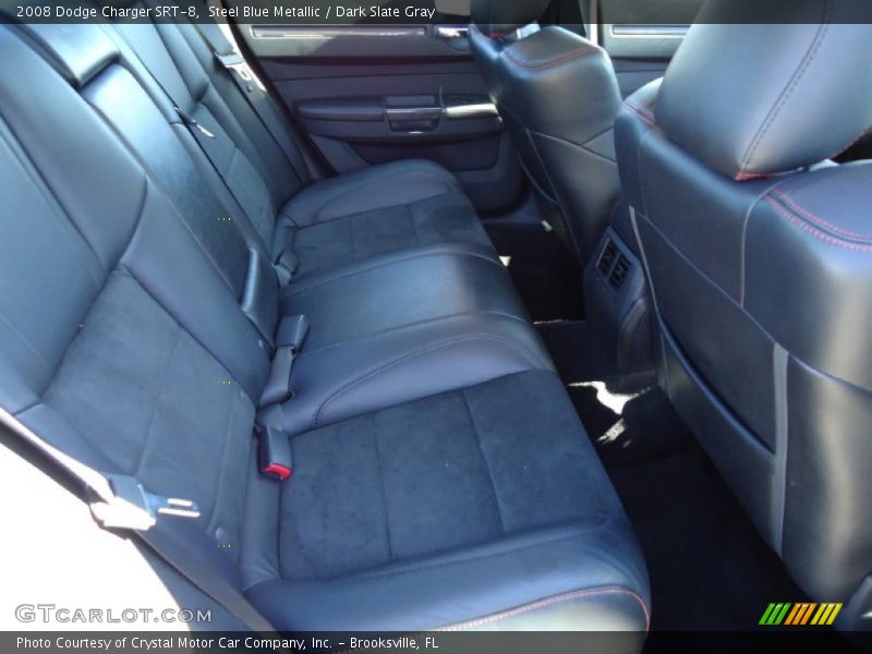 Steel Blue Metallic / Dark Slate Gray 2008 Dodge Charger SRT-8
