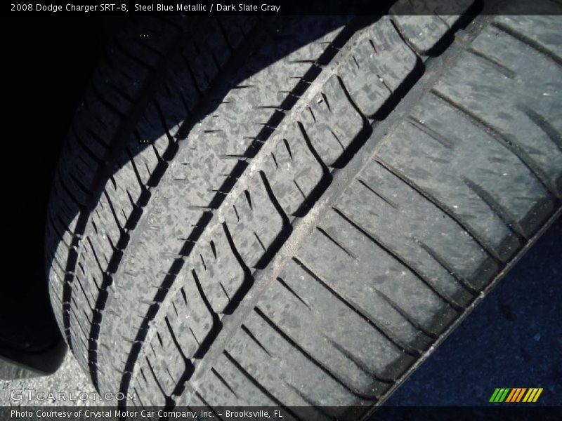 Steel Blue Metallic / Dark Slate Gray 2008 Dodge Charger SRT-8