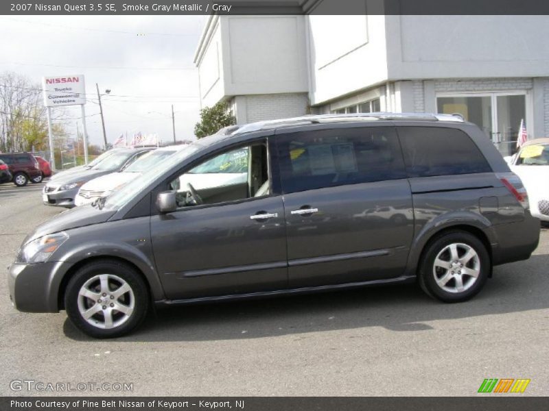 Smoke Gray Metallic / Gray 2007 Nissan Quest 3.5 SE