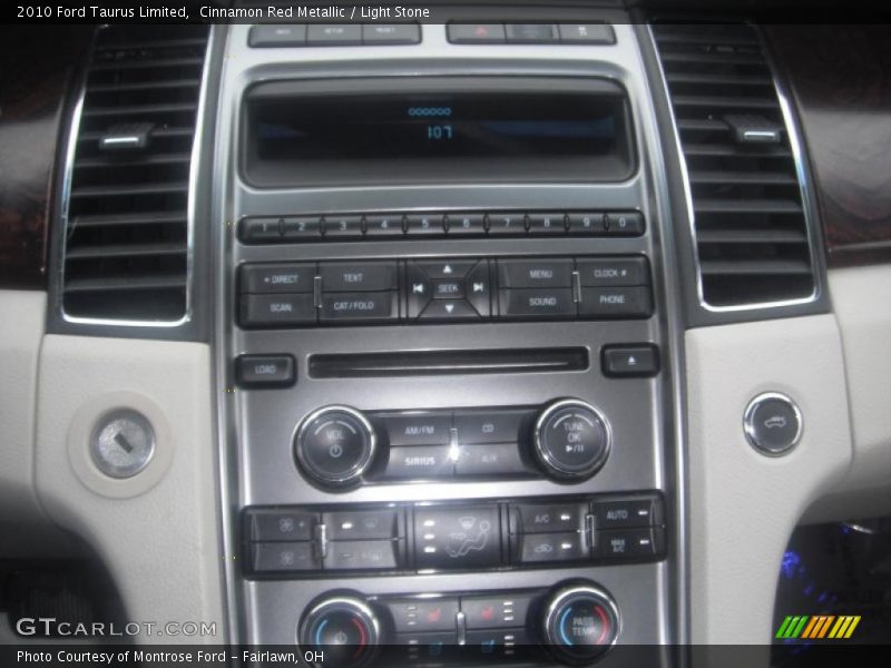 Cinnamon Red Metallic / Light Stone 2010 Ford Taurus Limited