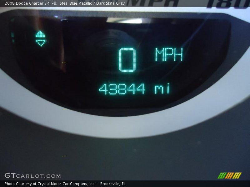 Steel Blue Metallic / Dark Slate Gray 2008 Dodge Charger SRT-8