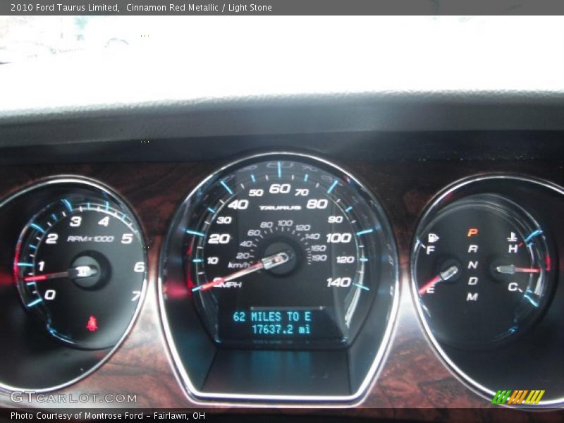 Cinnamon Red Metallic / Light Stone 2010 Ford Taurus Limited