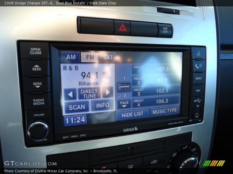 Controls of 2008 Charger SRT-8