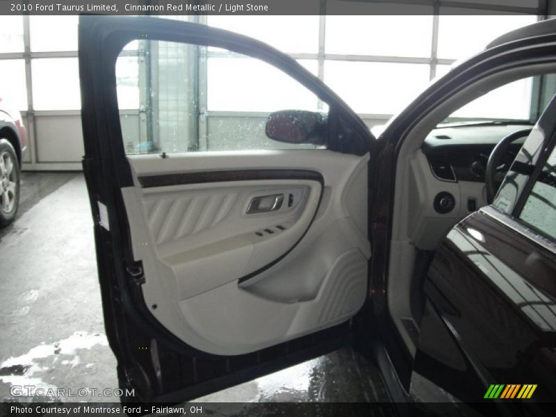 Cinnamon Red Metallic / Light Stone 2010 Ford Taurus Limited