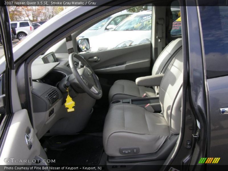 Smoke Gray Metallic / Gray 2007 Nissan Quest 3.5 SE