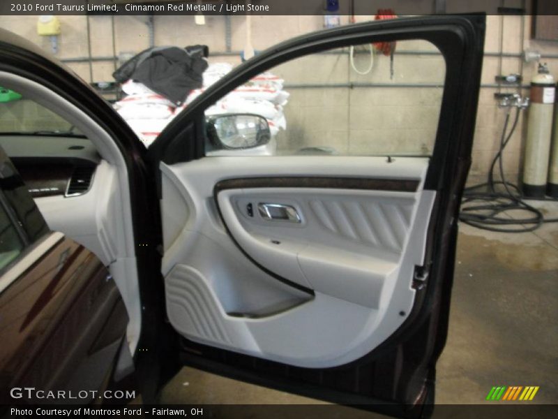 Cinnamon Red Metallic / Light Stone 2010 Ford Taurus Limited