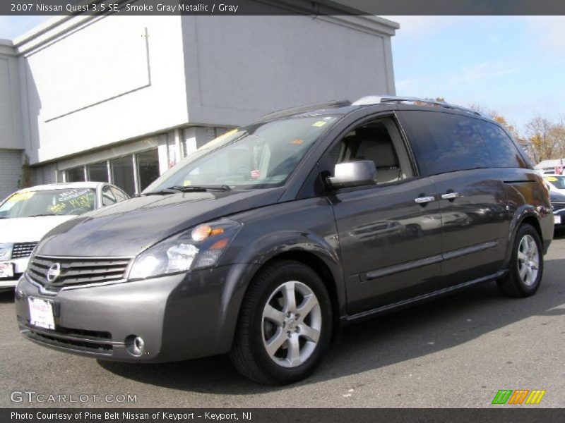 Smoke Gray Metallic / Gray 2007 Nissan Quest 3.5 SE