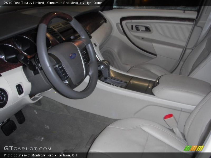 Cinnamon Red Metallic / Light Stone 2010 Ford Taurus Limited