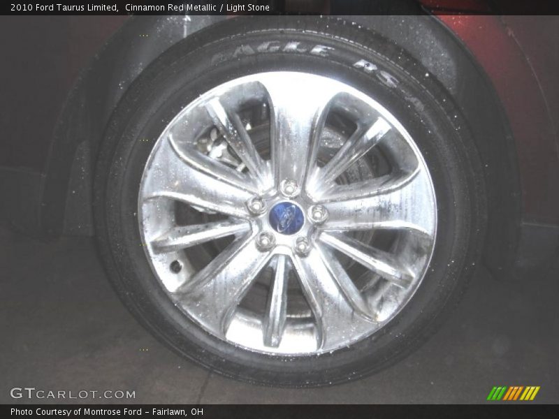 Cinnamon Red Metallic / Light Stone 2010 Ford Taurus Limited