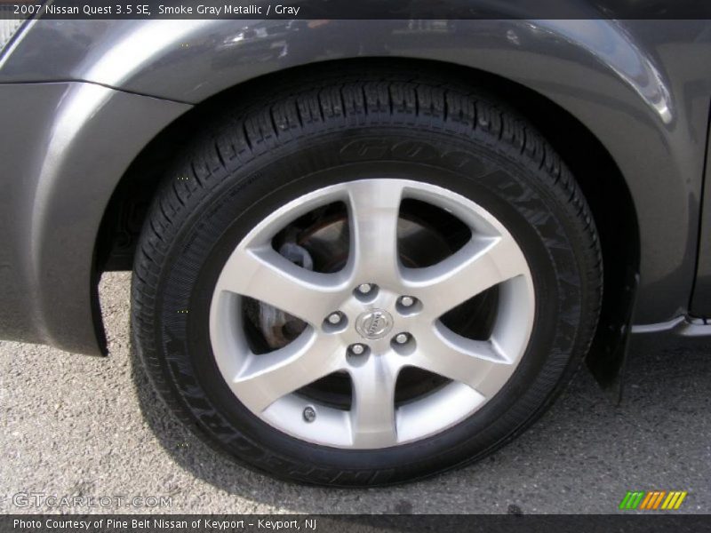 Smoke Gray Metallic / Gray 2007 Nissan Quest 3.5 SE