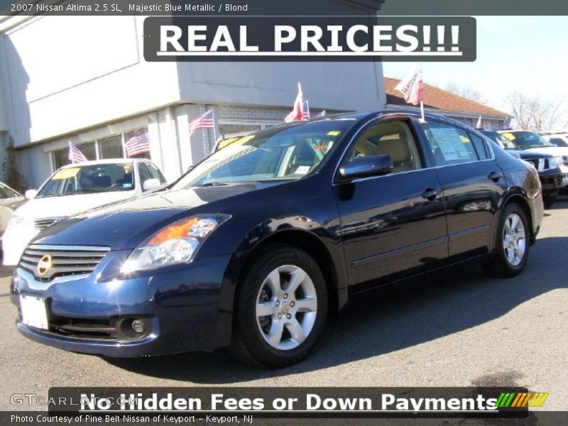 Majestic Blue Metallic / Blond 2007 Nissan Altima 2.5 SL