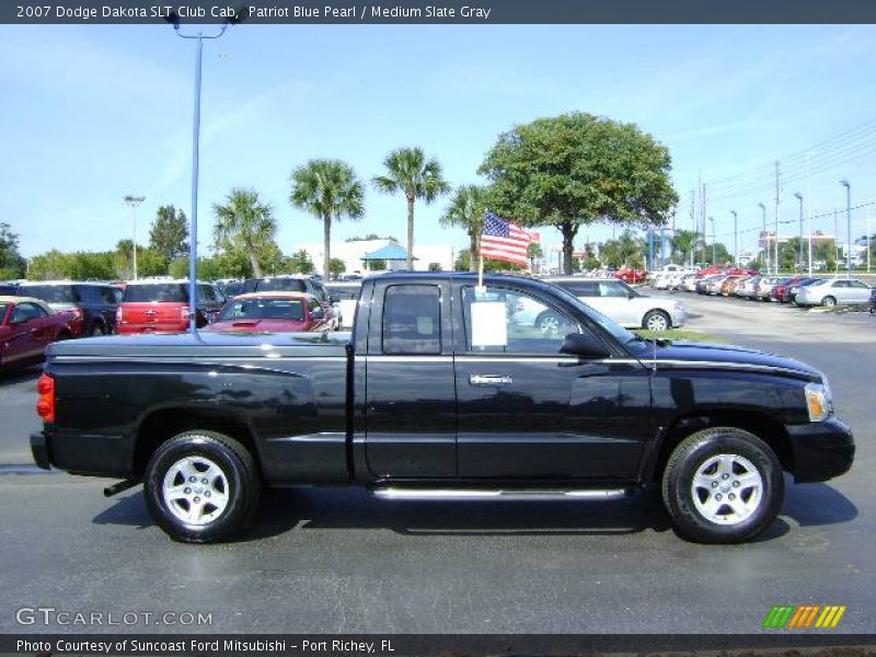 Patriot Blue Pearl / Medium Slate Gray 2007 Dodge Dakota SLT Club Cab