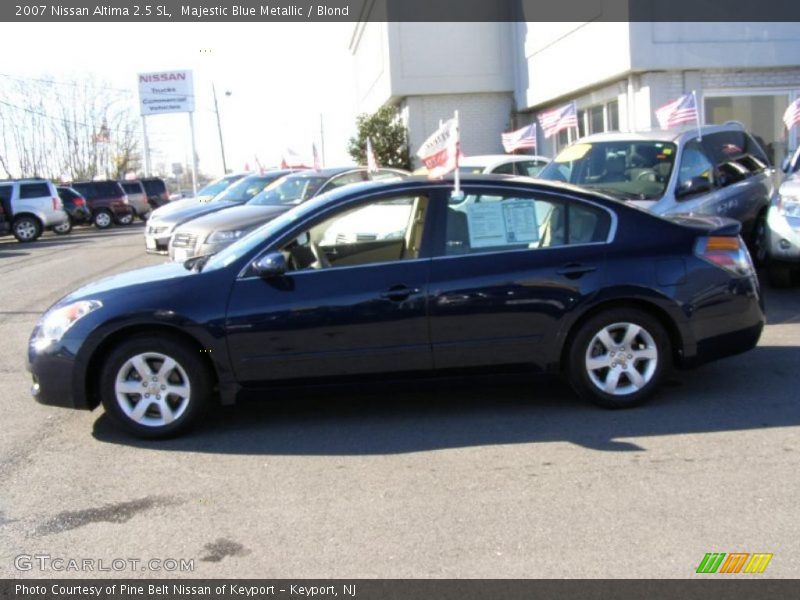 Majestic Blue Metallic / Blond 2007 Nissan Altima 2.5 SL