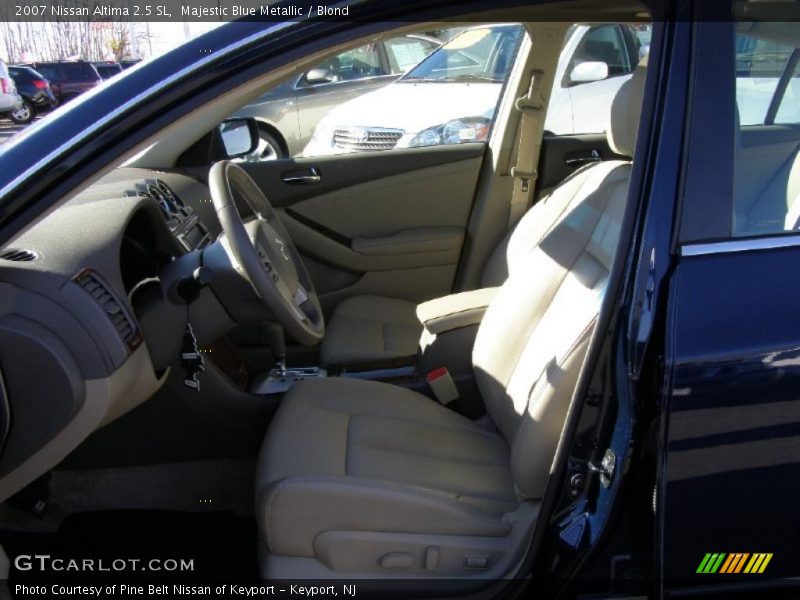 Majestic Blue Metallic / Blond 2007 Nissan Altima 2.5 SL