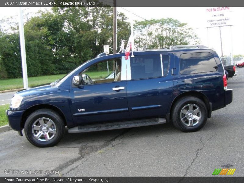 Majestic Blue / Sand 2007 Nissan Armada LE 4x4