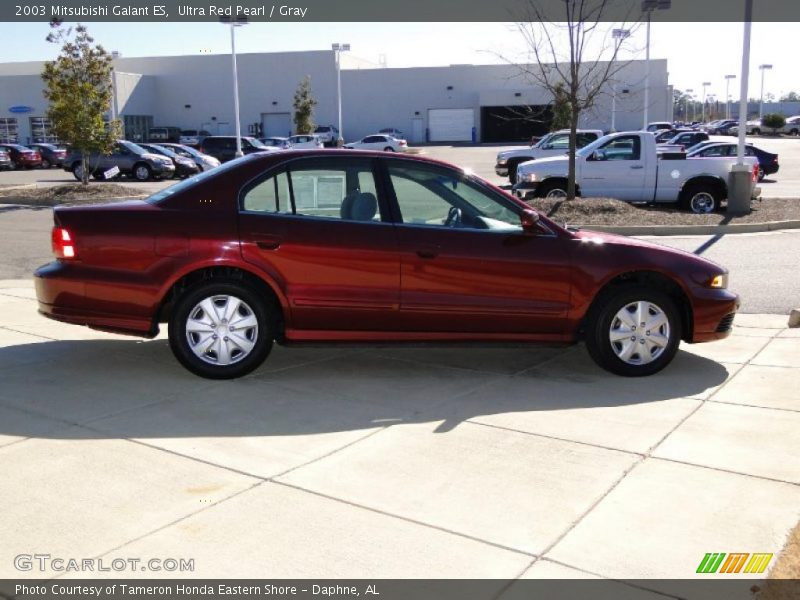 Ultra Red Pearl / Gray 2003 Mitsubishi Galant ES