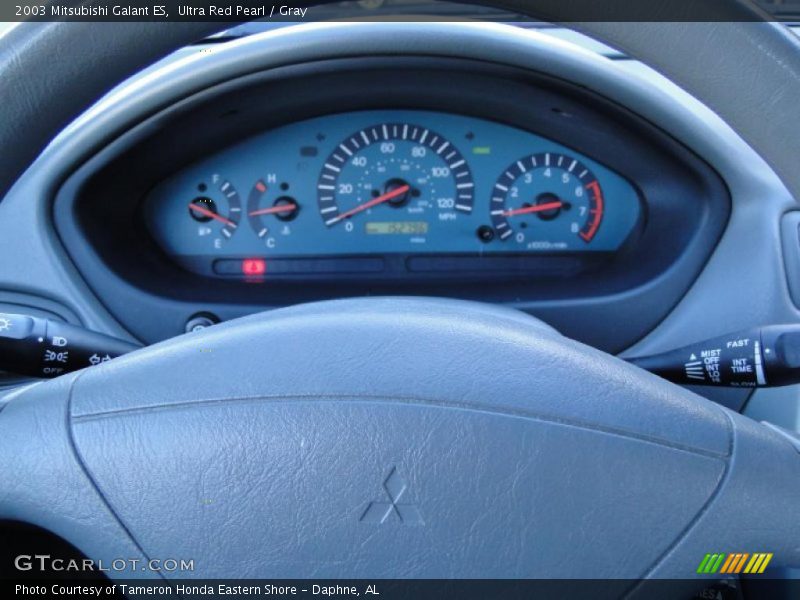 Ultra Red Pearl / Gray 2003 Mitsubishi Galant ES