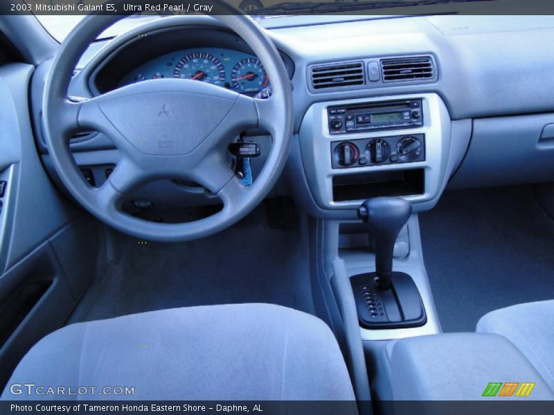 Ultra Red Pearl / Gray 2003 Mitsubishi Galant ES
