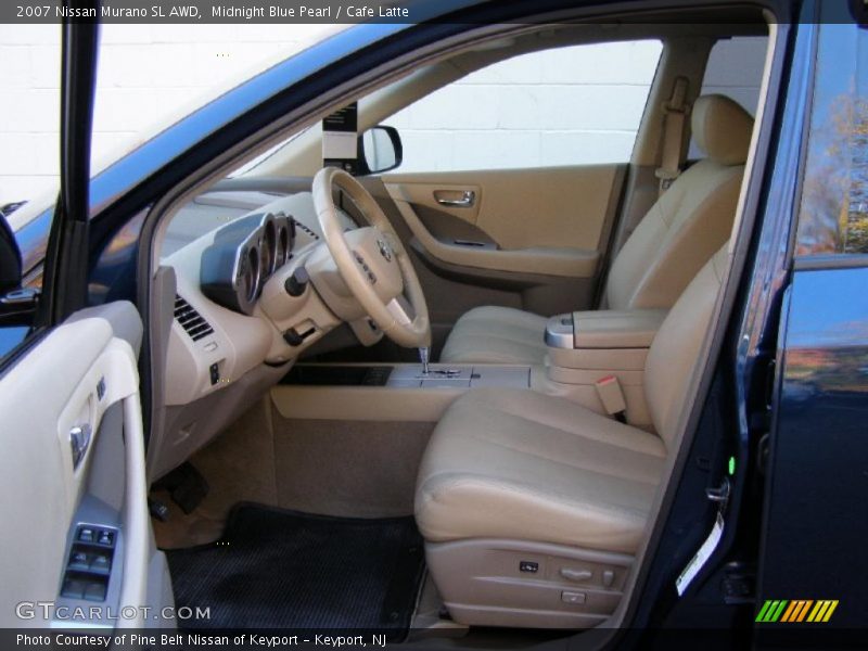 Midnight Blue Pearl / Cafe Latte 2007 Nissan Murano SL AWD