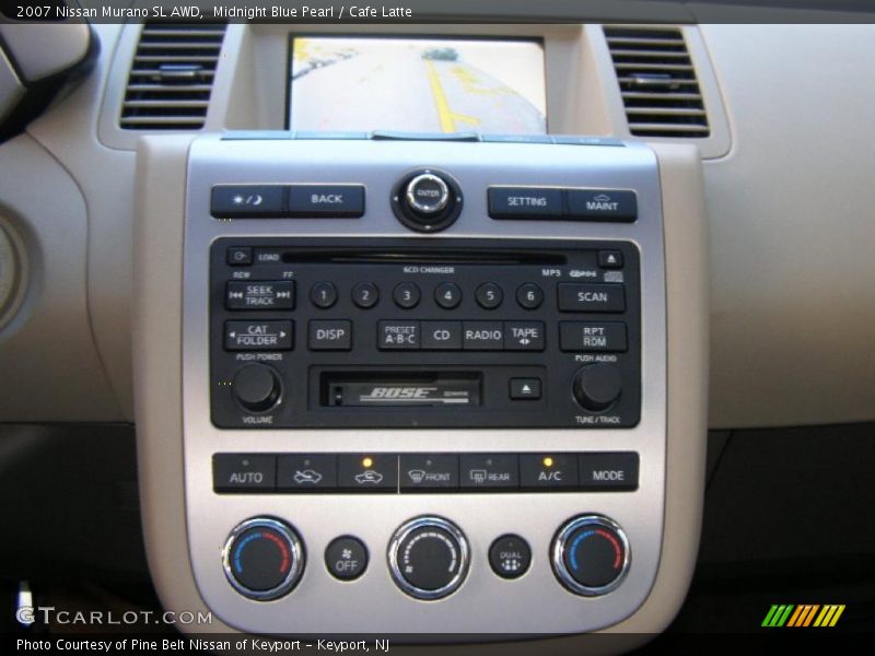 Midnight Blue Pearl / Cafe Latte 2007 Nissan Murano SL AWD