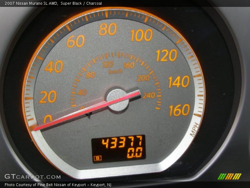Super Black / Charcoal 2007 Nissan Murano SL AWD