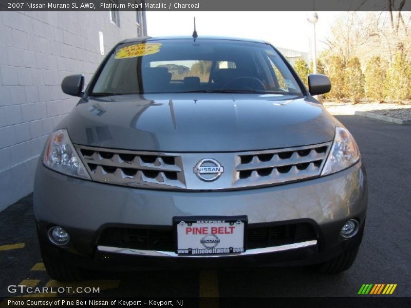 Platinum Pearl Matallic / Charcoal 2007 Nissan Murano SL AWD