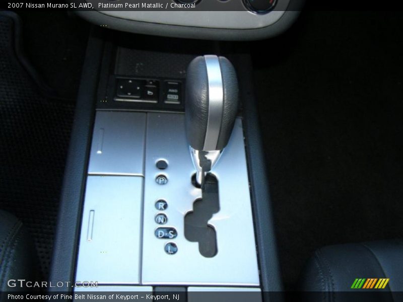 Platinum Pearl Matallic / Charcoal 2007 Nissan Murano SL AWD