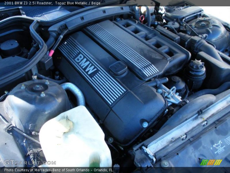  2001 Z3 2.5i Roadster Engine - 2.5 Liter DOHC 24-Valve Inline 6 Cylinder