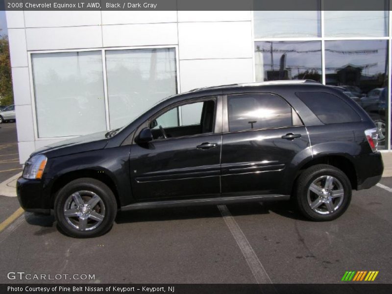 Black / Dark Gray 2008 Chevrolet Equinox LT AWD